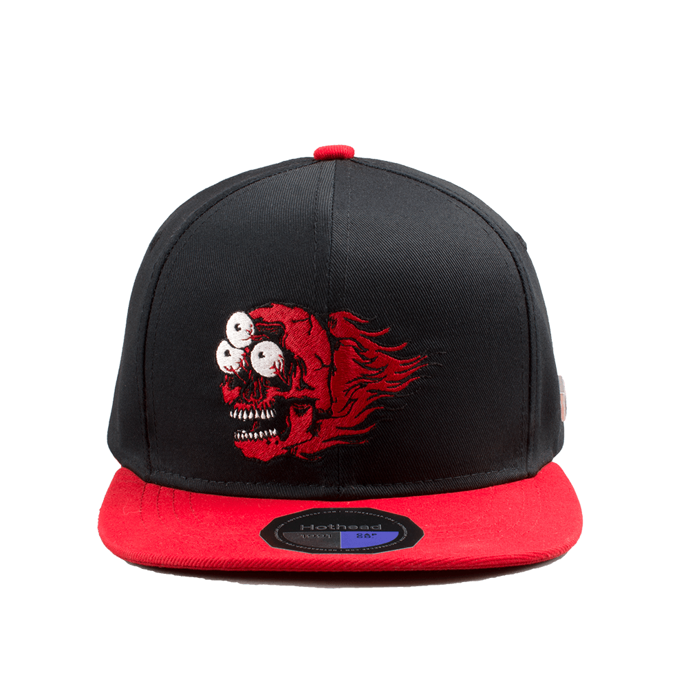 Red skull snapback | Hothead Cap Co.