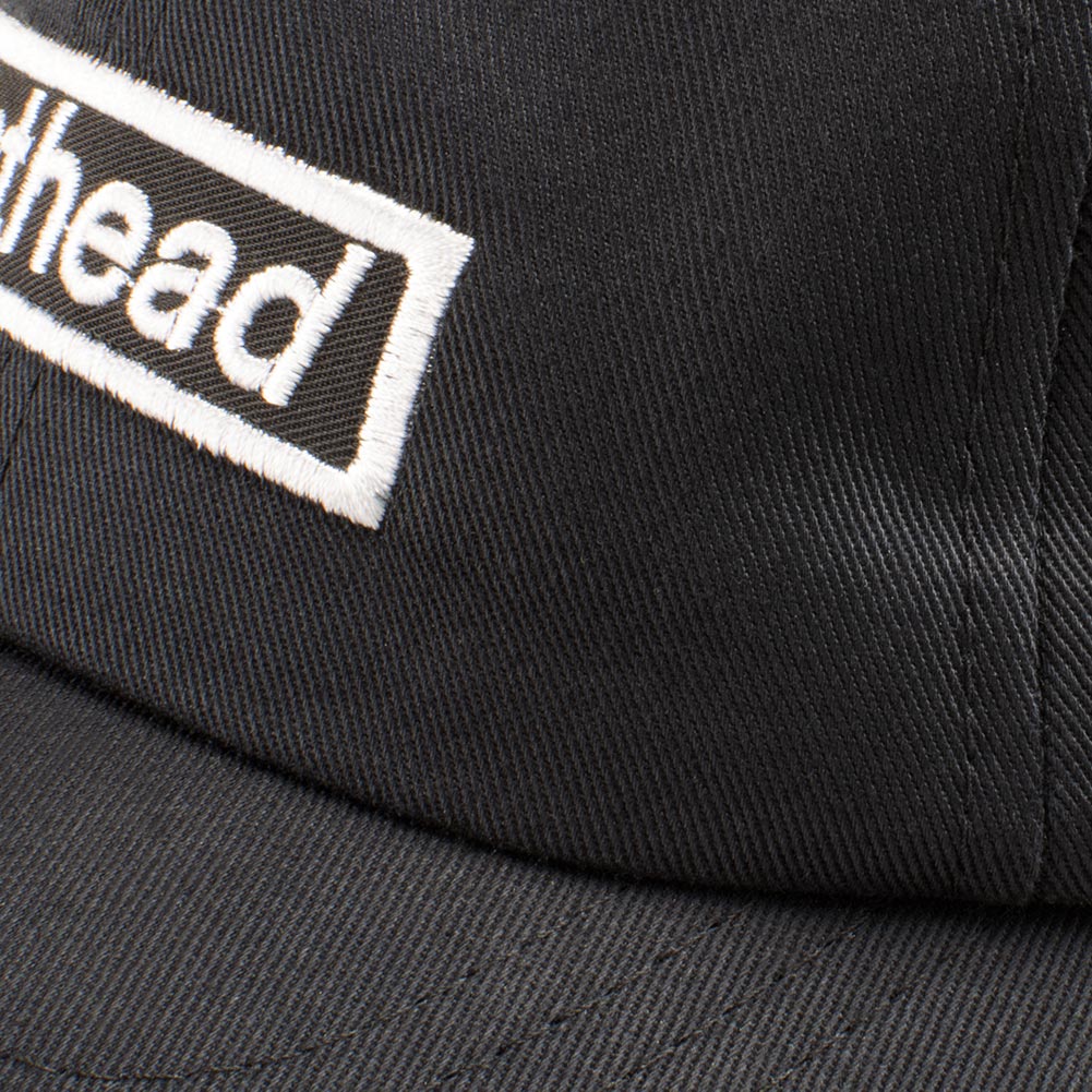 Box logo black dad cap | Hothead Cap Co.